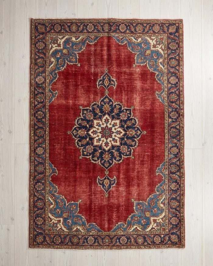 Antique Persian Tabriz — 9' x 12' 2"