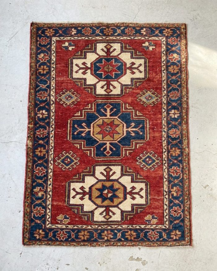 Antique Caucasian Kazak — 5' 2" x 7' 5"