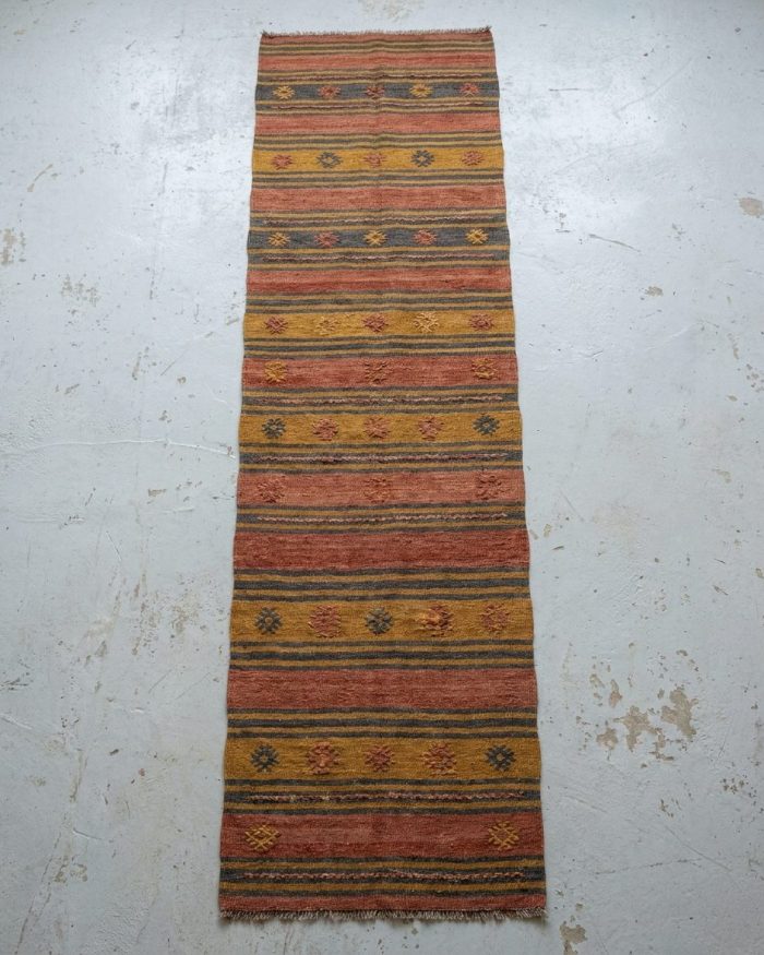 Vintage Turkish Kilim Runner — 2' 10" x 9' 6"